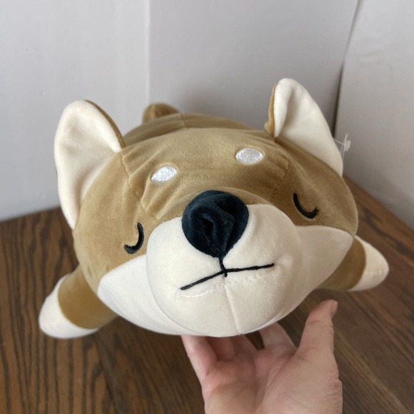 26” Shiba Inu Plush Stuffed Animal Sleeping Huggable Large Pillow For Anxiety - Picture 2 of 7